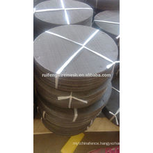 304 Filter Meshes/Black Wire Cloth/Stainless Steel Filter Mesh Disc